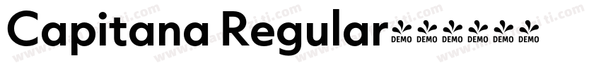 Capitana Regular字体转换